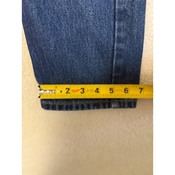 Vintage Gap Original Fit Straight Jeans Womens 10 High Rise 31x30 Made In USA - Picture 10 of 11
